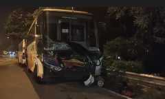 Kecelakaan beruntun di Tol Cipularang libatkan 17 kendaraan